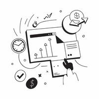 AI Powered Financial Dashboard Background concept as A glossy background featuring a financial dashboard with real time data streams holographic charts and a clean modern design T pure vector