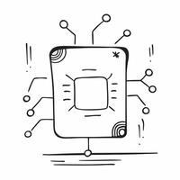 AI Powered Quantum Circuit Frame concept as A border frame with quantum circuit patterns on the top and bottom edges providing ample copy space in the center The design represents pure vector