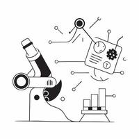 AI Powered Research Lab Background concept as A glossy background of a futuristic research lab with AI driven equipment and holographic data displays The scene highlights innovati pure Set 2 vector