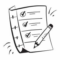 Border frame with checklist and pencil for Planning and copy space concept as A border frame featuring a checklist and pencil representing Planning The design elements frame a gen pure vector