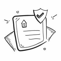 Border frame with shield and tick mark for Security and copy space concept as A border frame designed with a shield and tick mark representing Security The elements frame a spacio pure vector