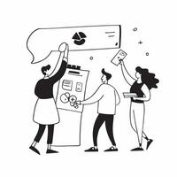 Candid AI Enhanced Product Testing concept as A candid capture of a team conducting product tests with AI tools The scene highlights the experimental nature of the process emphasi pure vector