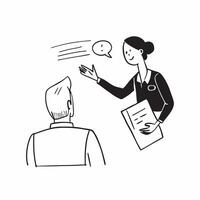 Candid moment of a manager giving feedback to an employee in a private office concept as A candid shot of a manager giving feedback to an employee in a private office The camera c pure vector