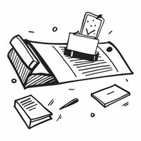Desk Tray and Sticky Notes Isolated concept as A image featuring a desk tray and sticky notes isolated on a white background Great for depicting organization and productivi pure Set 8 vector