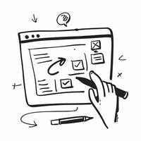 Digital Whiteboard with Glossy Markers concept as A digital whiteboard with glossy markers highlighting collaboration and innovation in remote work Camera angle captures the white pure Set 2 vector