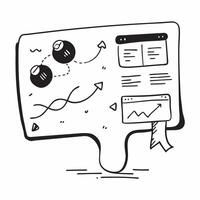 Digital Whiteboard with Abstract Holographic Markers concept as A digital whiteboard with glossy abstract holographic markers highlighting collaboration and innovation in remote wo pure Set 2 vector