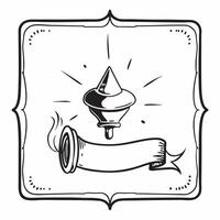 Diwali diya and Light of Diwali text with copy space border frame concept as Camera movement Zoom into the diya and text Scene Border frame with vibrant glowing diya and Light of pure Set 2 vector