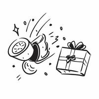 Diwali gift and Diwali Joy text isolated on white background concept as Camera movement Pan across the gift and text Scene Isolated white background with vibrant and festive effec pure Set 2 vector
