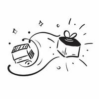 Diwali gift and Diwali Joy text isolated on white background concept as Camera movement Pan across the gift and text Scene Isolated white background with vibrant and festive effec pure vector