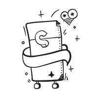 Dollar Sign with Shopping Cart concept as of a dollar sign with a small shopping cart attached to it isolated on a white background symbolizing financial transactions pure vector