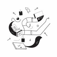 Dynamic abstract shapes forming a collaborative flexible workspace environment concept as Camera movement Pan across the shapes as they connect various workspace elements Scene Gl pure vector