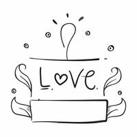 Family Diversity Heart Frame with Love Text concept as A minimalist border frame with heart symbols and the word Love at the top representing family diversity The design leaves ge pure vector