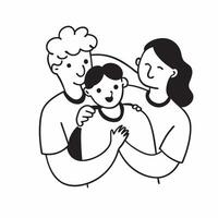 Family Embrace with Support Text concept as A sleek isolated of diverse family members embracing each other with the word Support in a bold strong font This image emphasize pure Set 2 vector