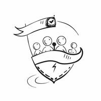 Family Umbrella with Safety Text concept as Isolated of an umbrella with diverse family members accompanied by the word Safety in a strong font This image represents the pr pure Set 2 vector