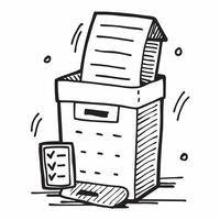 Filing Cabinet and Document Isolated concept as A image featuring a filing cabinet and a document isolated on a white background Great for illustrating organization and eff pure Set 3 vector