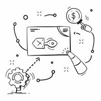 Flat AI Automation and Dollar Flow Frame concept as A futuristic border frame featuring AI automation symbols linked with flowing dollar signs leaving the center as copy space The pure vector