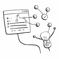 Flat AI Driven Bioinformatics Elements concept as Abstract elements representing bioinformatics with DNA strands and data sequences The design is isolated on a white backgr pure vector