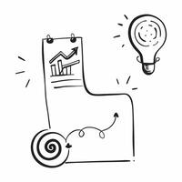 Flat Border frame with light bulb and target for Vision and copy space concept as A border frame designed with a light bulb and target representing Vision The elements frame a spa pure vector