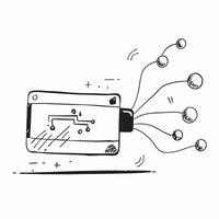 Flat Digital Wallet with Circuit Path concept as A illustration of a digital wallet with circuit paths leading to a dollar icon representing the secure flow of financial tra pure vector