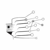 Flat Glossy abstract background with interconnected nodes representing a digital network concept as A glossy abstract background filled with interconnected nodes symbolizing a digi pure vector