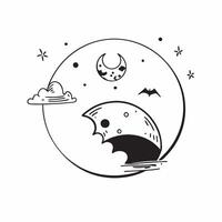 Flat Glossy Full Moon Background with Bats concept as A glossy background featuring a bright full moon with bats flying across the sky The scene is perfect for Halloween party inv pure vector