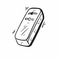 Flat Glossy holographic remote on reflective surface concept as A glossy remote with holographic patterns resting on a reflective surface softly glowing with ambient light isolated pure vector