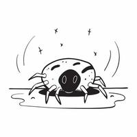 Flat Glossy Spider Background with Glowing Web concept as A glossy background featuring a large spider on a glowing web in a dark creepy setting Ideal for horror themed Halloween pure vector