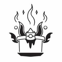 Flat Glowing Abstract Ravanas Heads and Flames concept as A striking glowing abstract digital art featuring Ravanas heads engulfed in flames symbolizing his defeat in Dussehra The pure vector