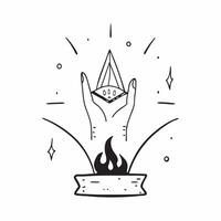 Flat Holographic Crown and Fire with Victory Text concept as A powerful photo featuring a glowing holographic crown and fire representing the ultimate victory of good over evil in pure vector
