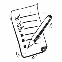 Flat Isolated of a checklist and pencil with the word Planning concept as A design depicting a checklist and pencil with the word Planning displayed above The elemen pure Set 3 vector