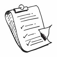 Flat Isolated of a clipboard and checkmark with the word Checklist concept as A design showing a clipboard with a checkmark with the word Checklist displayed prominen pure vector