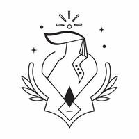 Flat Plus Size Model Icon and Diamond with Elegance Text concept as An abstract featuring a plus size model icon paired with a diamond symbol and the word Elegance The elem pure vector