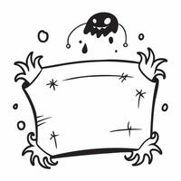 Flat Spider and Bat Border with Creepy Crawl Text concept as A creepy border frame featuring spiders and bats at the corners with the phrase Creepy Crawl in a jagged font The desi pure vector
