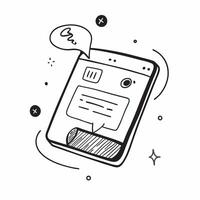Flat Tablet with holographic call interface copy space at the top concept as A top down shot of a tablet with a holographic call interface floating above the screen Th pure vector
