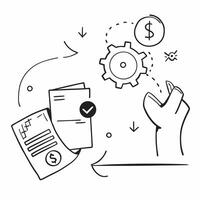 Flat of isolated dollar sign and gears with the word Budget concept as A design featuring a dollar sign surrounded by gears with the word Budget displayed above The pure vector