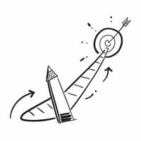 Flat of isolated ladder and target with the word Success concept as A design showing a ladder leading up to a target with the word Success prominently displayed The pure vector