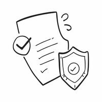 Flat of isolated shield and tick mark with the word Security concept as A design featuring a shield and a tick mark with the word Security prominently displayed The pure vector