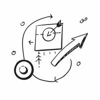Flat of isolated target and arrow with the word Goals concept as A design showing a target with an arrow hitting the center with the word Goals prominently displayed pure vector