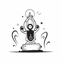 Glossy abstract digital art of Lakshmi idol for Dhanteras concept as Camera movement Zoom into the glossy digital art of a Lakshmi idol Scene Abstract vibrant background Detail G pure Set 2 vector