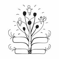 Glossy Abstract Family Tree with Glowing Life Symbol concept as A sleek digital art banner featuring an abstract family tree with a glowing life symbol representing the growth and pure vector