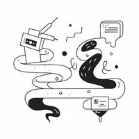 Glossy abstract shapes and lines representing a fluid flexible workspace concept as Camera movement Pan across the shapes and lines as they form various workspace elements Scene V pure Set 2 vector