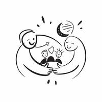 Glossy Background with Same Parents and Child Playing concept as A vibrant background with glossy icons of same parents playing with their child surrounded by a soft glow The imag pure Set 23 vector
