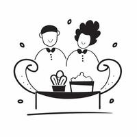Glossy Background with Same Parents Cooking Together concept as A sleek glossy background image showing icons of same parents cooking together in the kitchen isolated on a soft gra pure vector