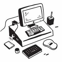 Glossy Desk Setup with Mouse and Keyboard concept as A photo of a glossy home office desk setup featuring a mouse and keyboard The camera angle is straight on highlighting the cle pure Set 2 vector