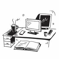 Glossy Home Office with Wall Art concept as A photo featuring a glossy home office desk setup with modern wall art in the background The camera captures the scene from an angle hi pure Set 2 vector
