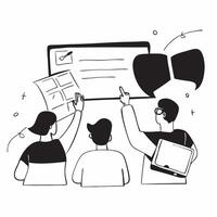 Glossy Online History Class concept as A glossy image of students attending a virtual history class with sleek modern digital tools and a historical background representing online pure vector