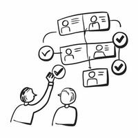 Glossy organizational chart with roles and responsibilities concept as A glossy organizational chart displaying various roles and responsibilities within a business The camera cap pure vector