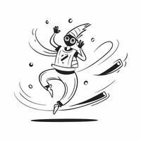 Glowing abstract digital art of a dancer celebrating Sharad Purnima concept as Camera movement Pan across the glowing abstract digital art of a dancer Scene Isolated with vibrant pure vector