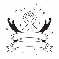 Glowing Abstract Family Hands with Glowing Unity concept as A sleek digital art banner featuring abstract glowing hands of same parents forming a circle with a unity symbol in the pure vector