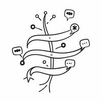 Glowing Abstract Family Network with Glowing Care concept as A sleek digital art banner featuring an abstract glowing network of care lines connecting symbols representing same par pure vector